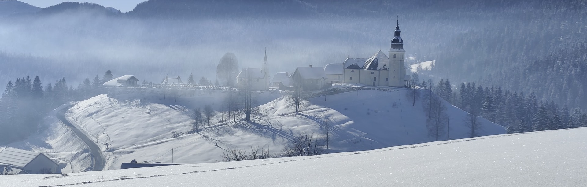 Zima v Loškem Potoku